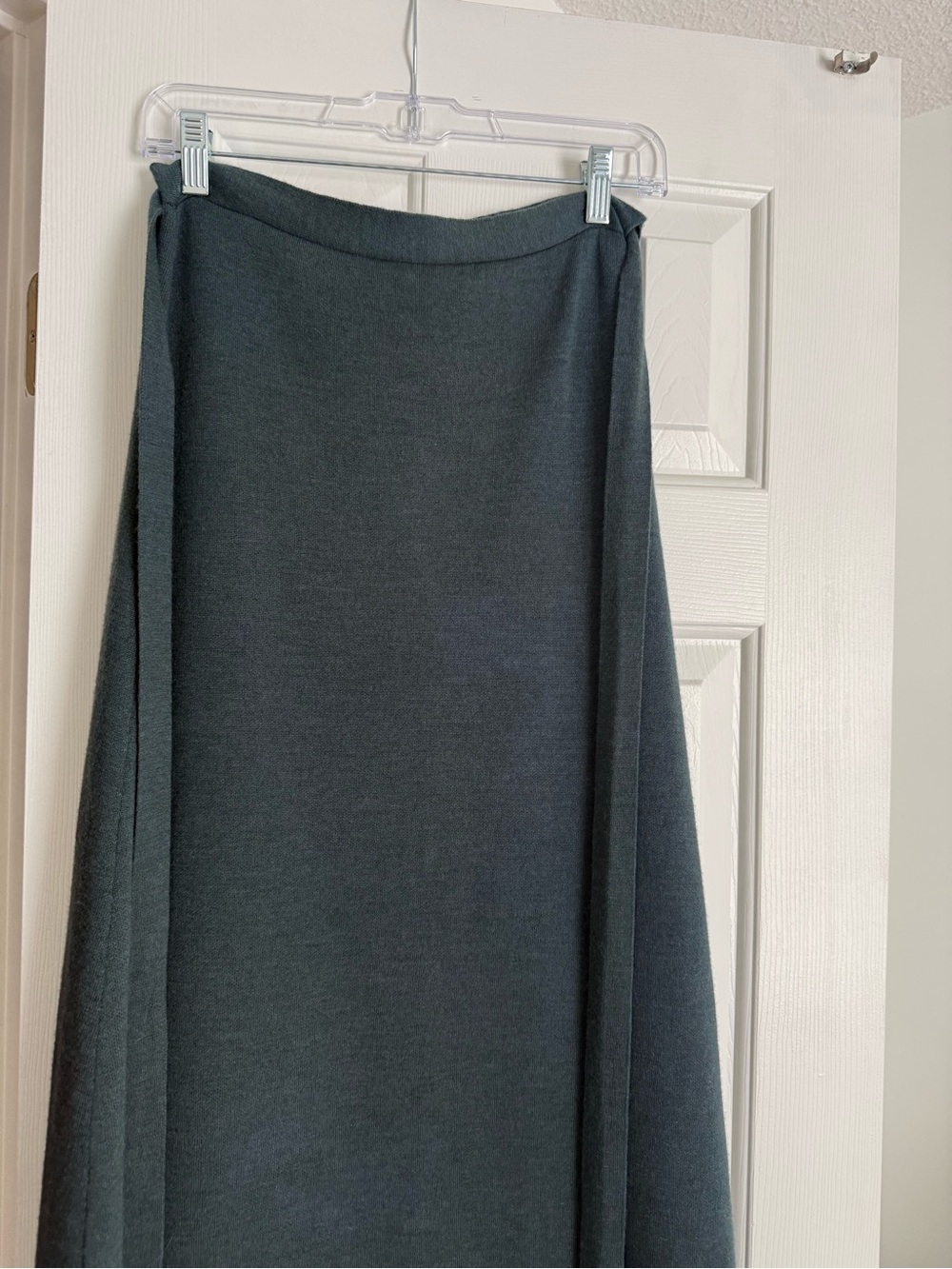 J. Crew wrap around skirt green